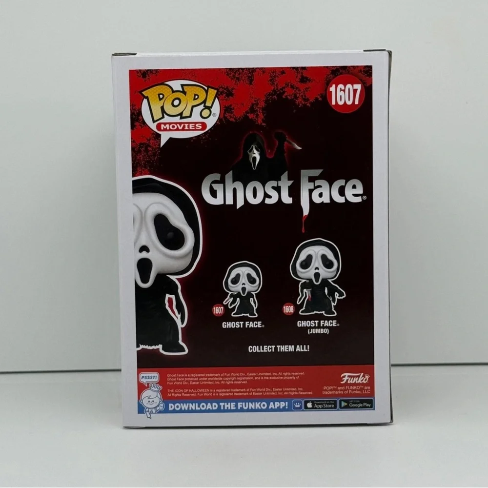 Funko Pop! Ghost Face Vinyl Figure - White, Black, Red Accents - Picture 3 of 6